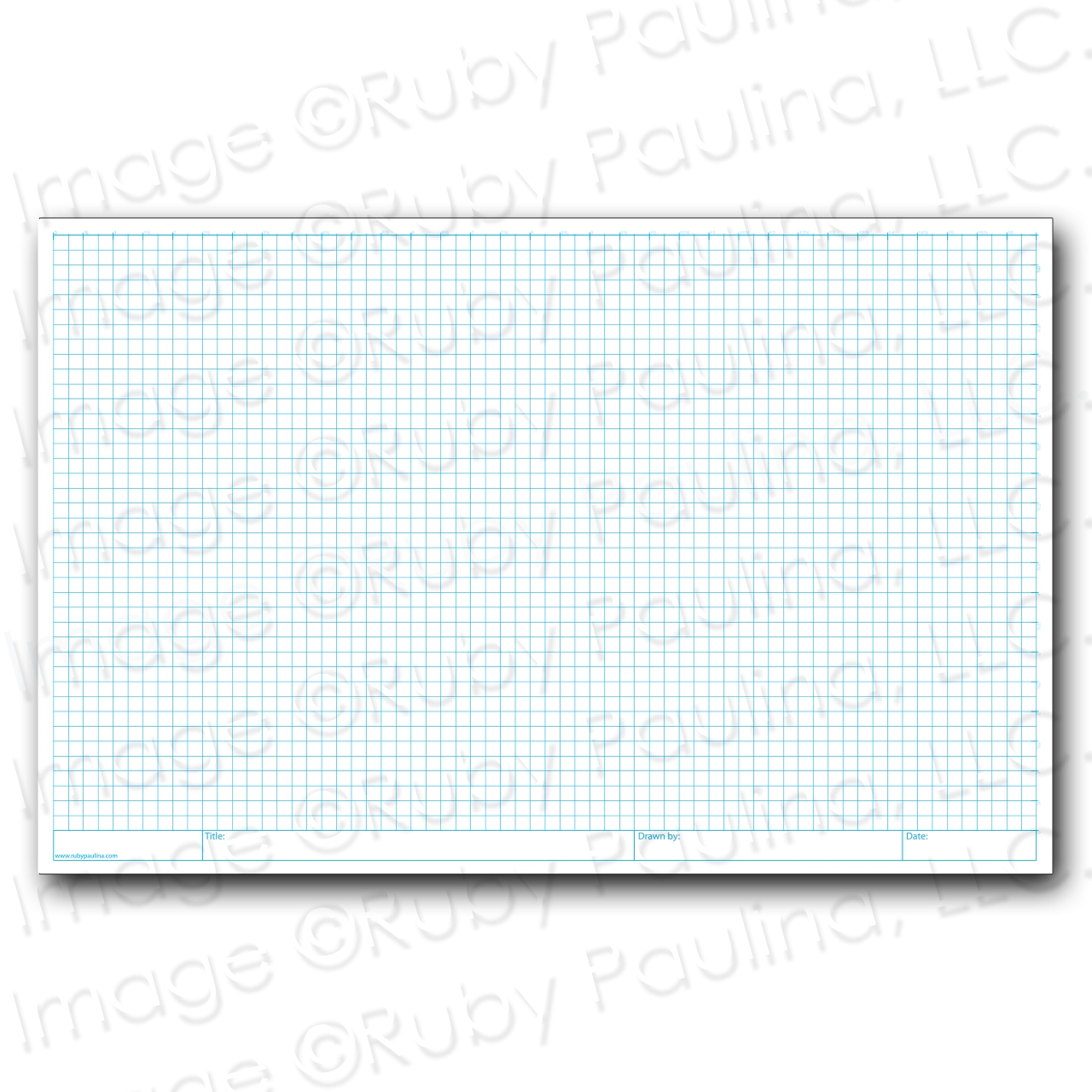 Graph Paper 1/4 Inch Squares