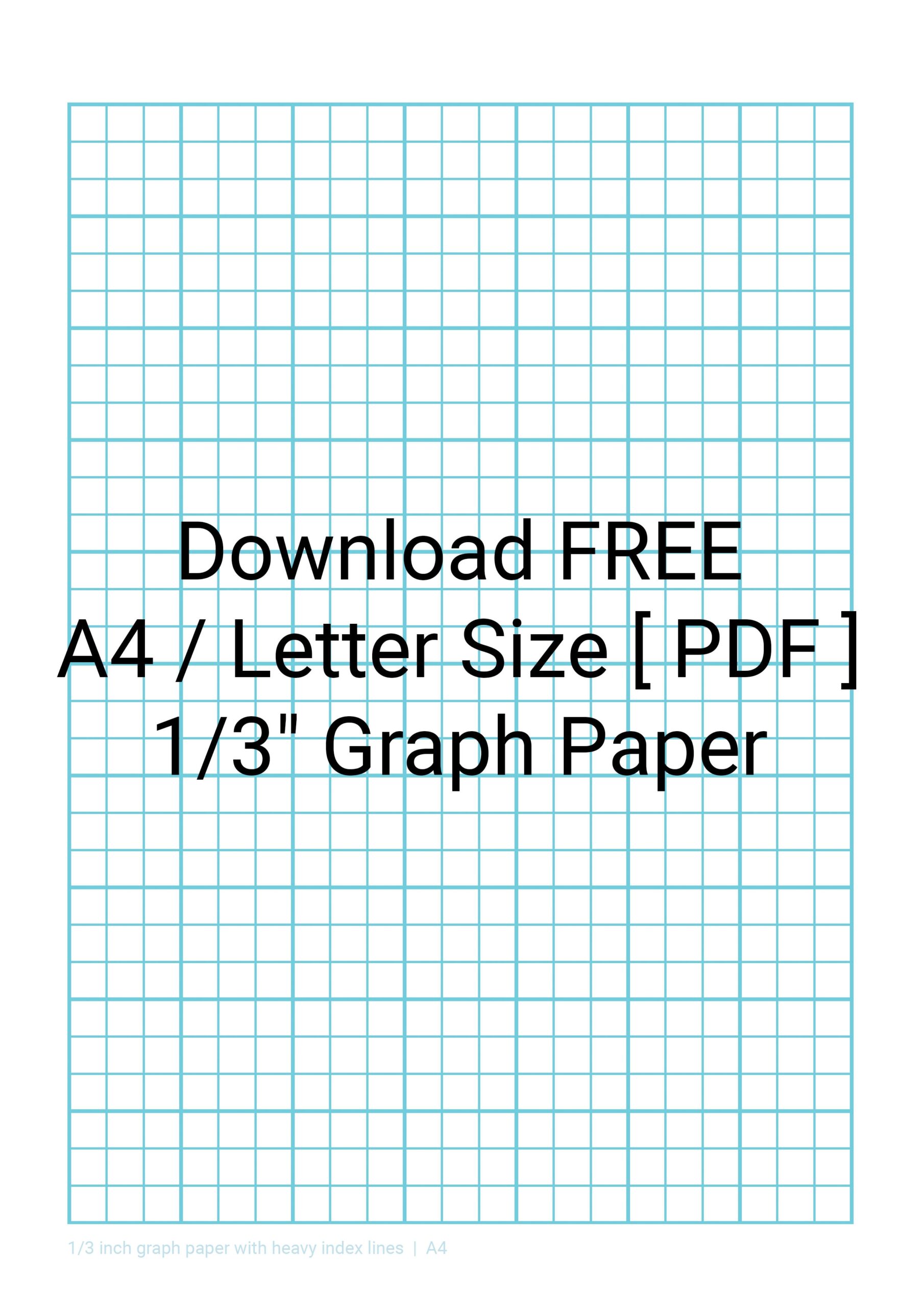 Free Graph Paper Printable Template