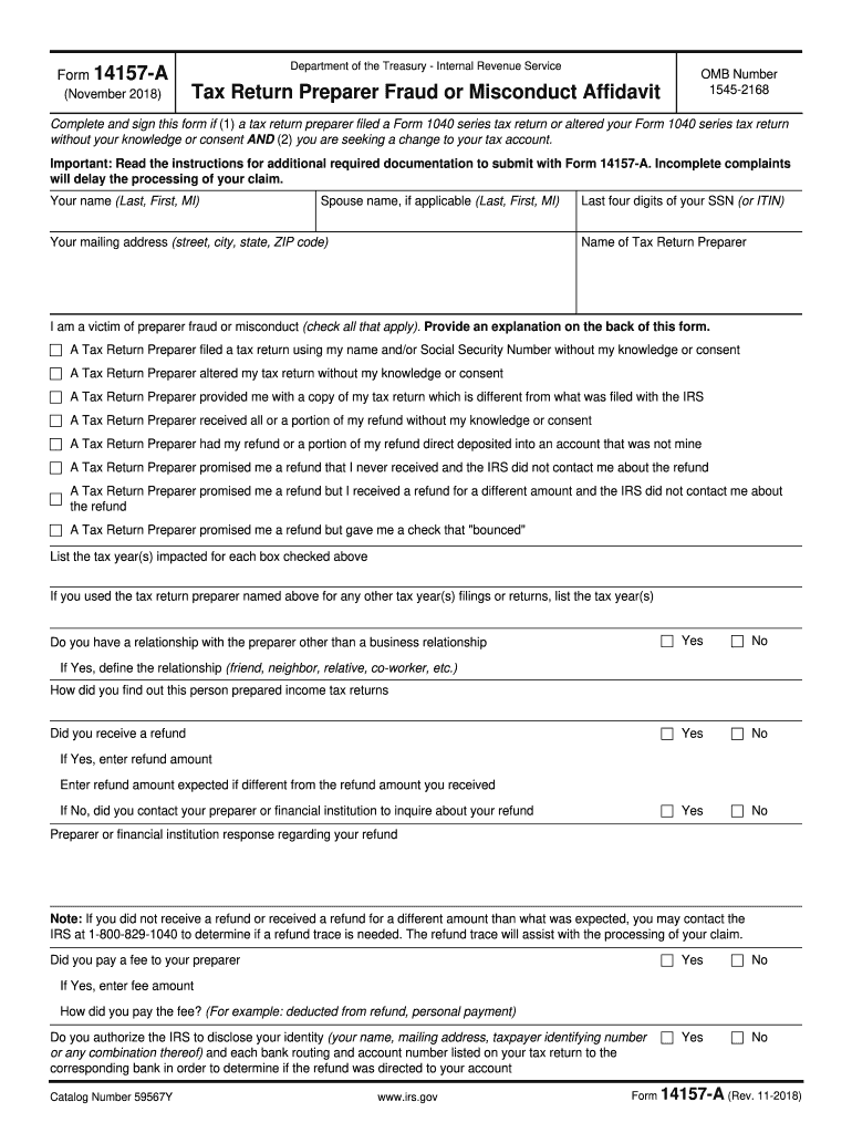 14157 A Form Fill Out amp Sign Online DocHub