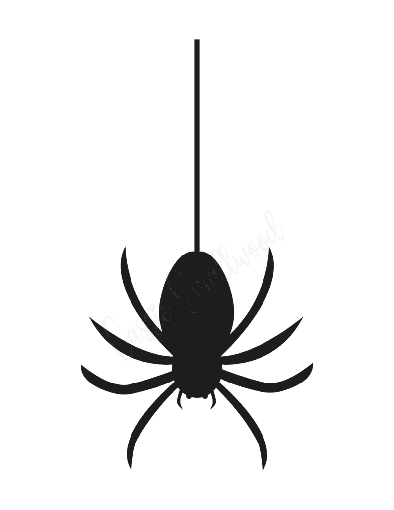 Free Printable Spider Template