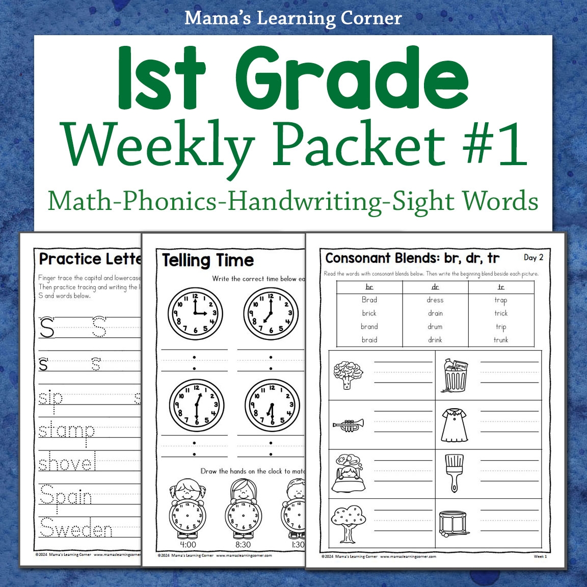 Printable 1st Grade Worksheets