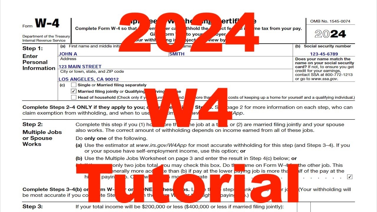 W4 Federal Form 2026