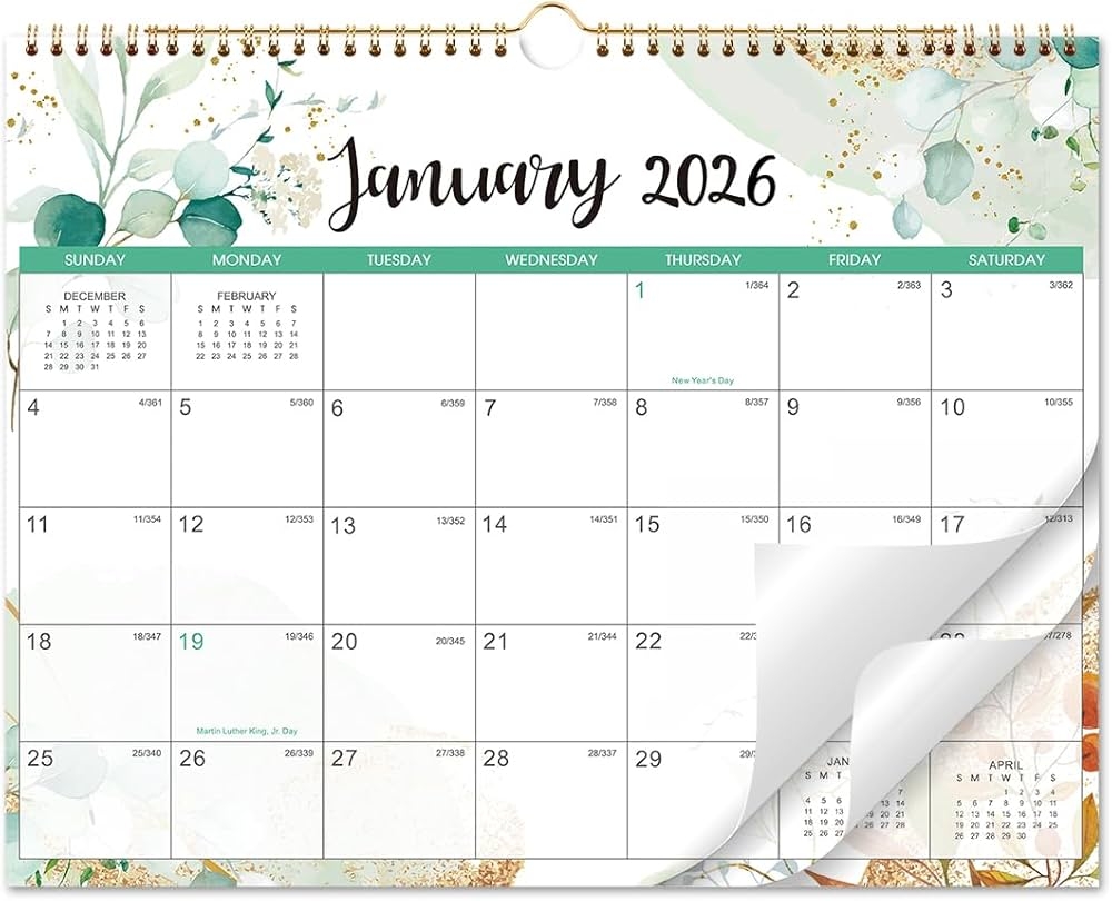 2026 Calendar Wall Calendar 2026 From August 2025 To December 