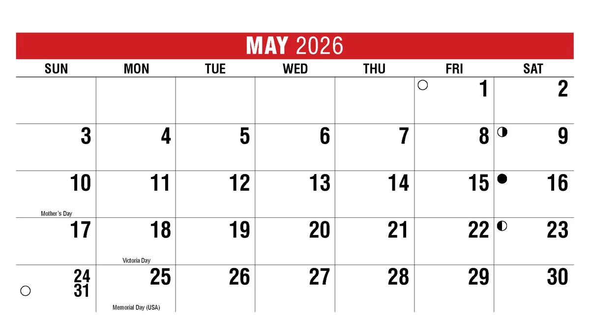 2026 DSK0017 Scenes Of Canada 2026 Promotional Desk