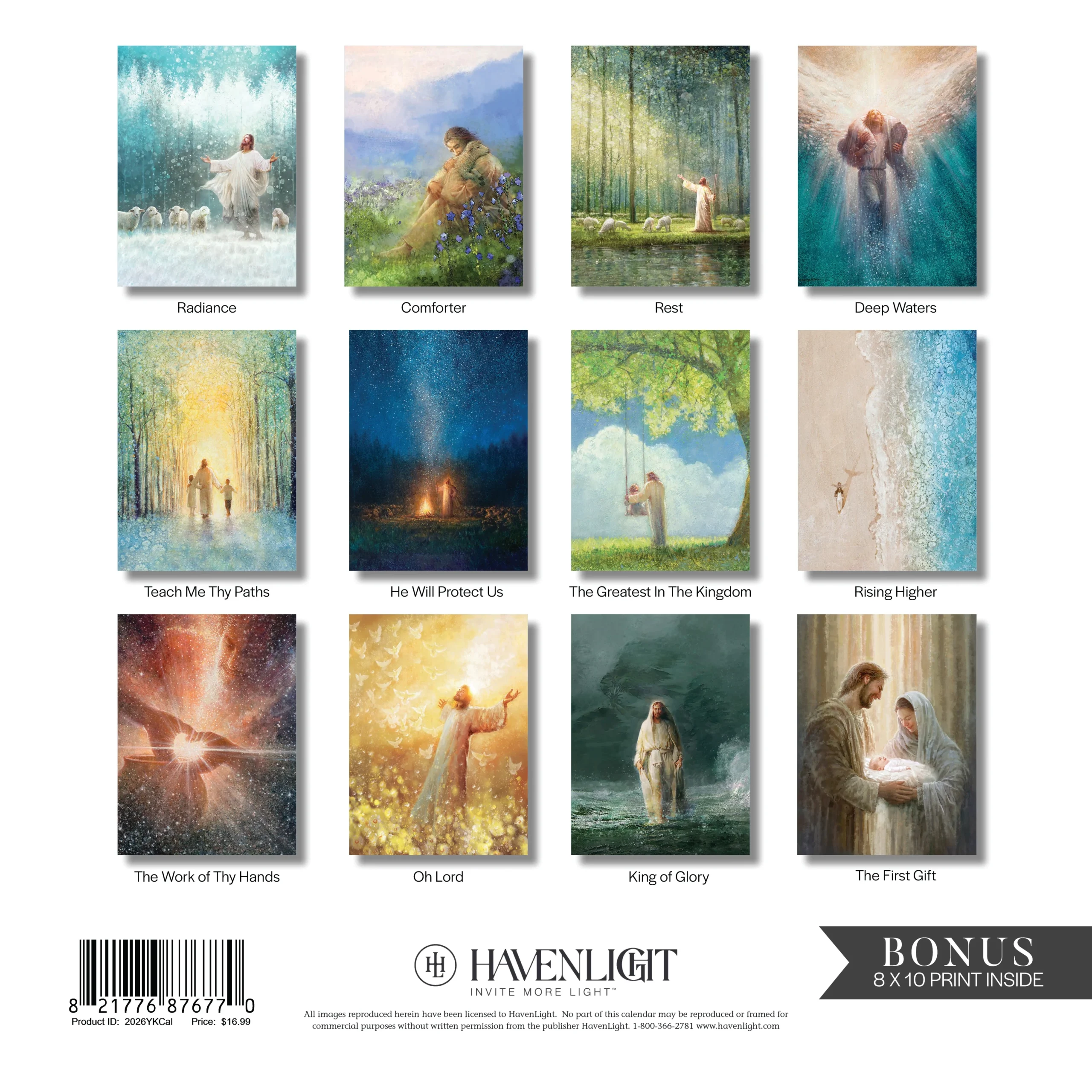 2026 Yongsung Kim Calendar LDSArt