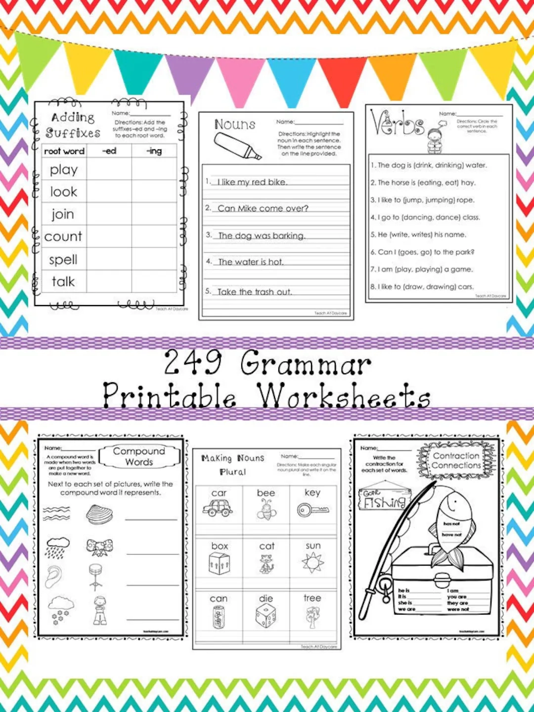 Printable Grammar Worksheets