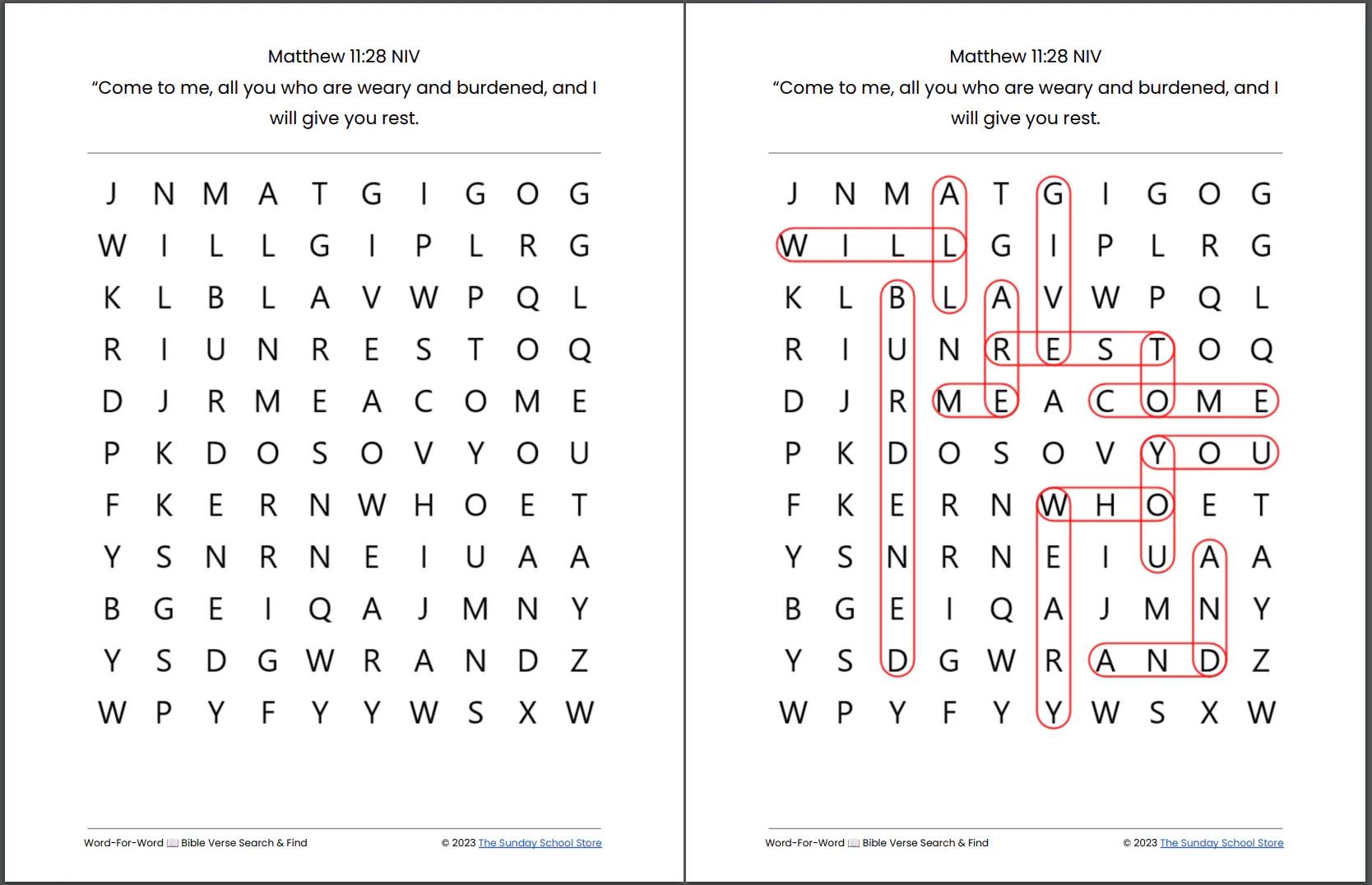 Printable Adult Bible Crossword Puzzles