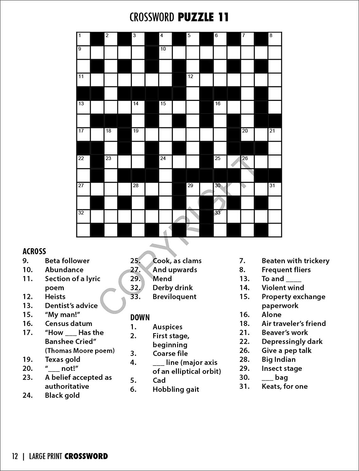 25 PACK Large Print Crossword Puzzle Books For Seniors In Bulk Puzzle Books Seniors Large Print Crossword Puzzles For Seniors Games For Seniors 