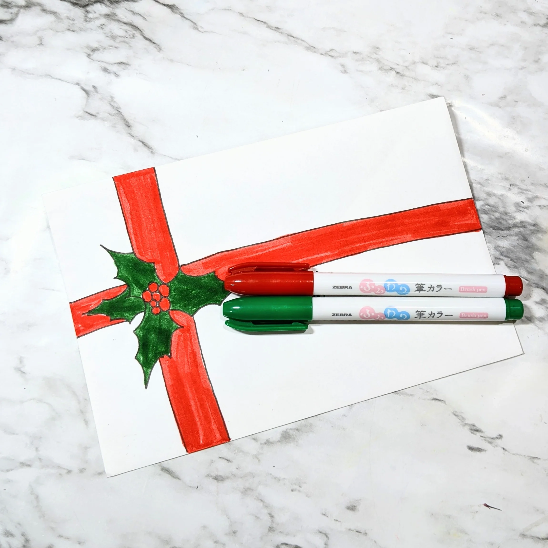 3 DIY Christmas Card Envelope Designs Zebra Pen