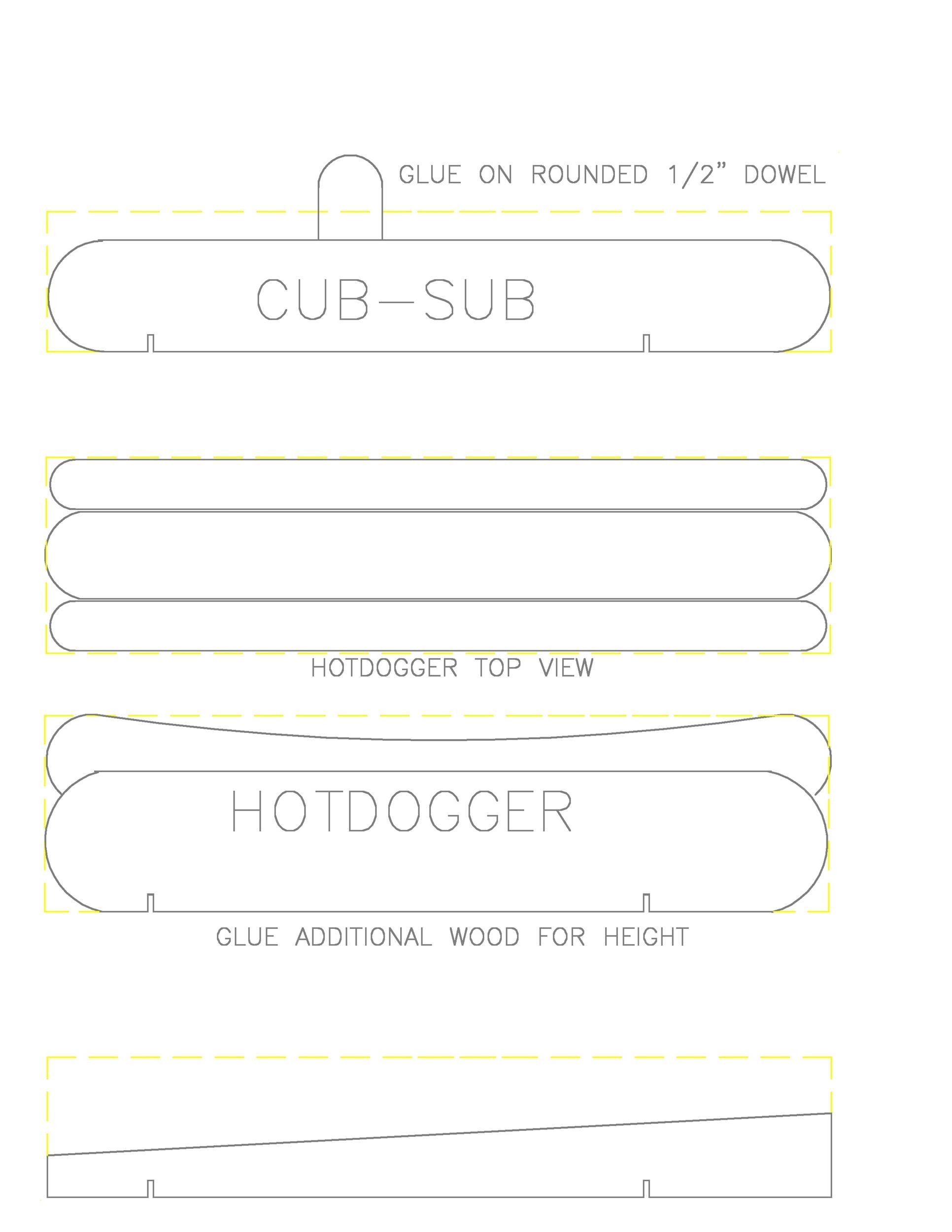 Pinewood Derby Templates Printable
