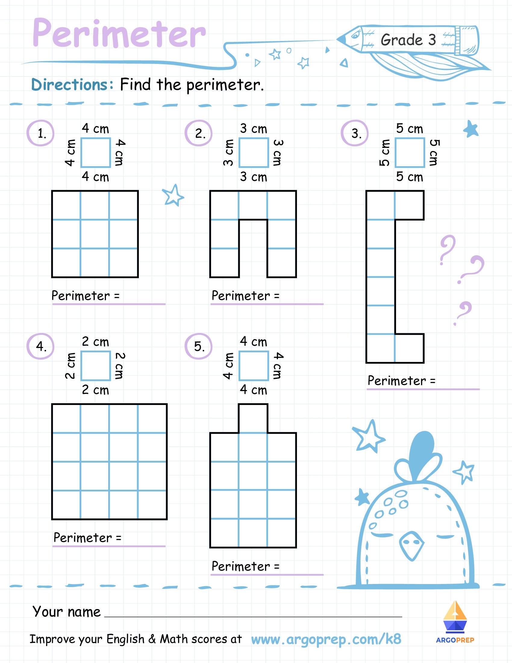 3rd Grade Math Finding Perimeter Worksheets For Free ArgoPrep