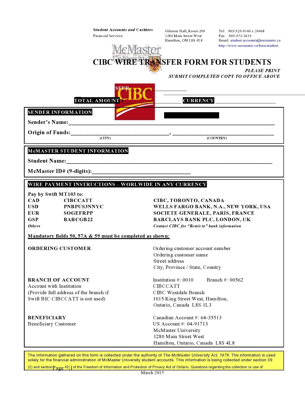 40 Wire Transfer Form Templates PDF Word Excel 