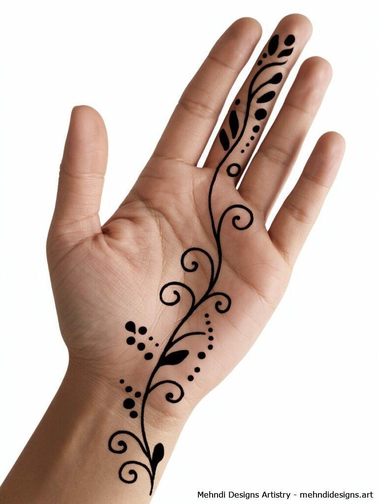 41 Popular Simple Mehndi Design
