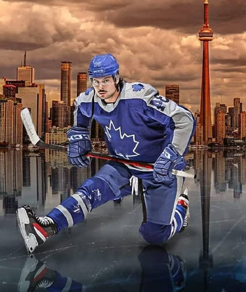 500 Piece Jigsaw Puzzles For Adults Kids Auston Matthews Hockey 