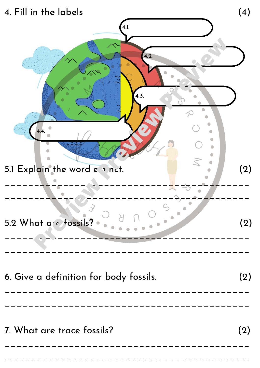 5th Grade Science Printable Worksheets Fun And Educational 