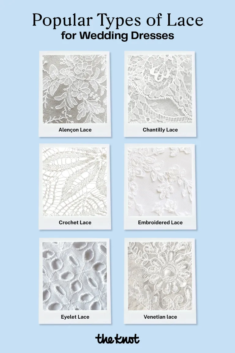 6 Types Of Lace To Know Before Wedding Dress Shopping