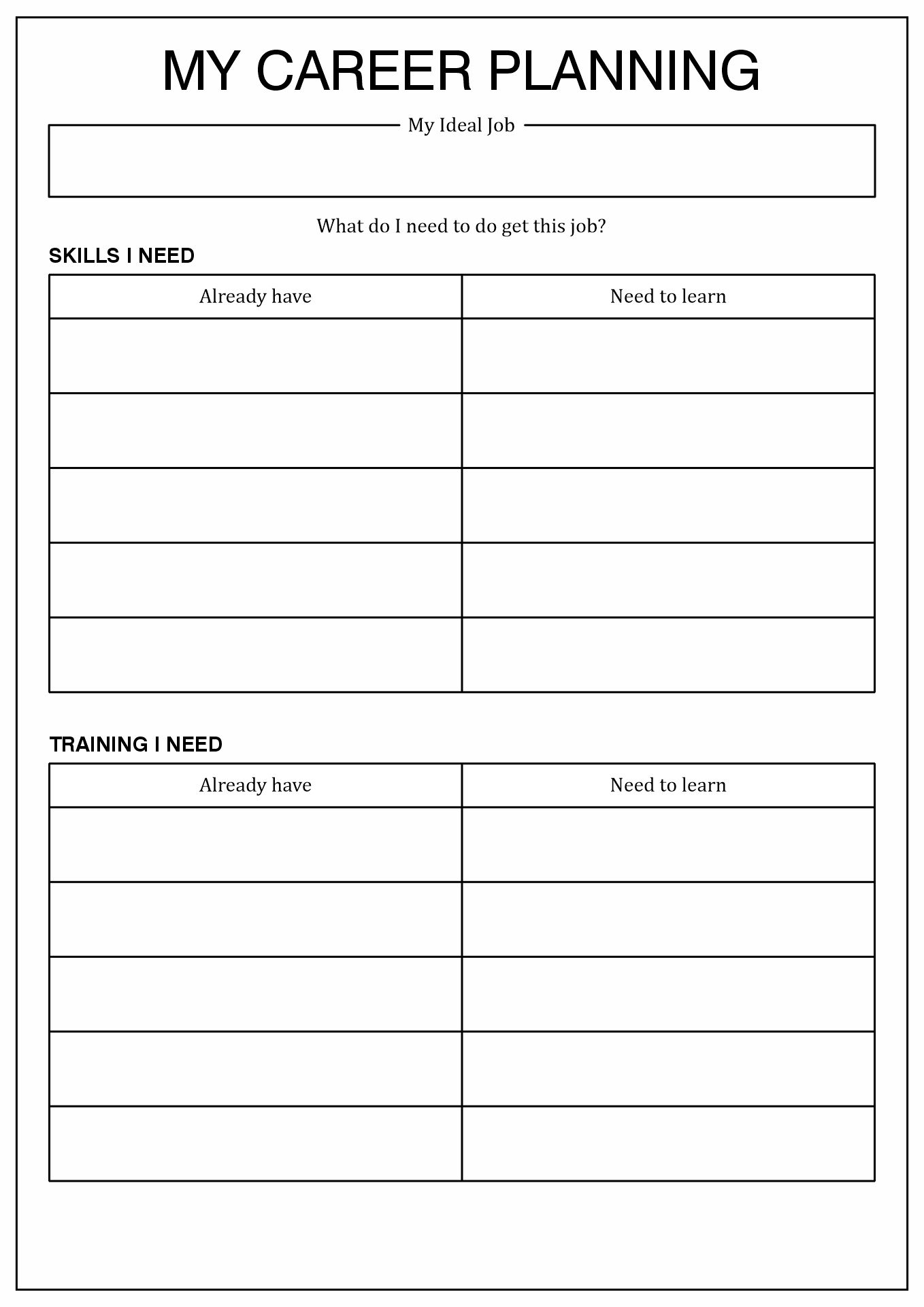 7 Worksheets Middle School Career Worksheets Library