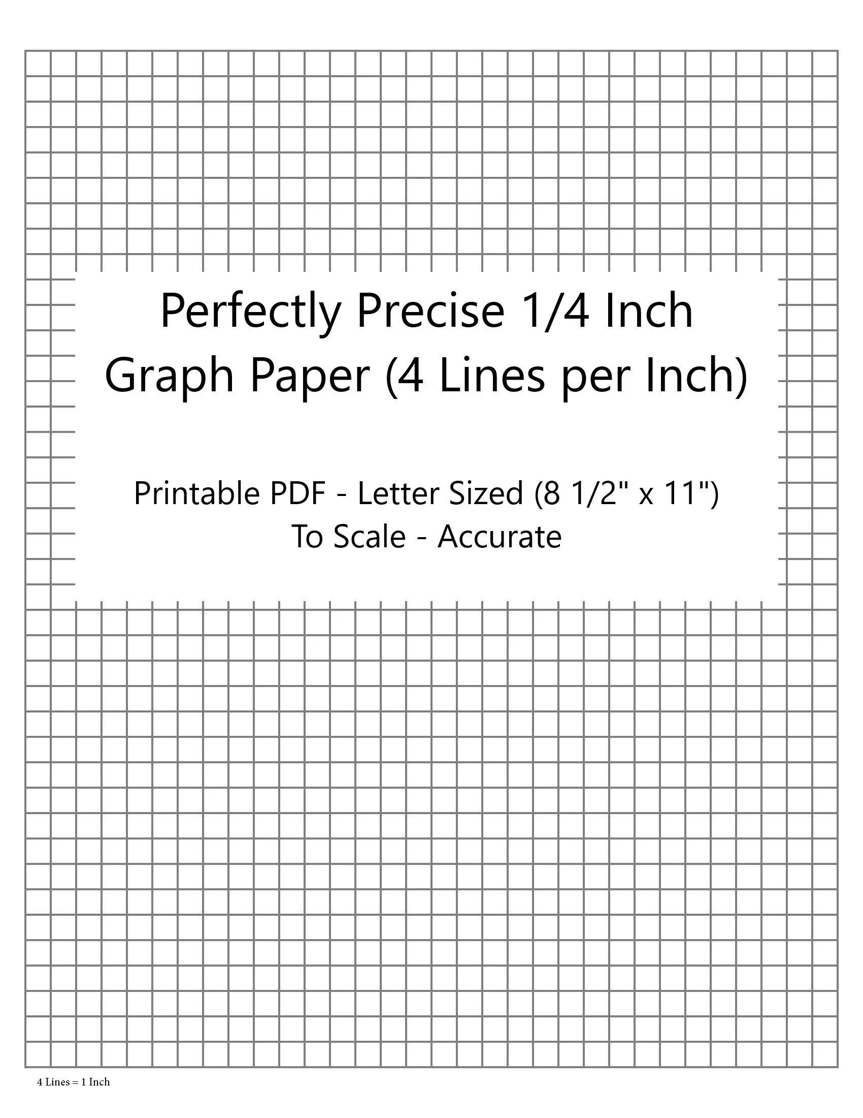A3 Tracing Paper Print Your Own GRAPH Grid Paper 1 4 Inch 
