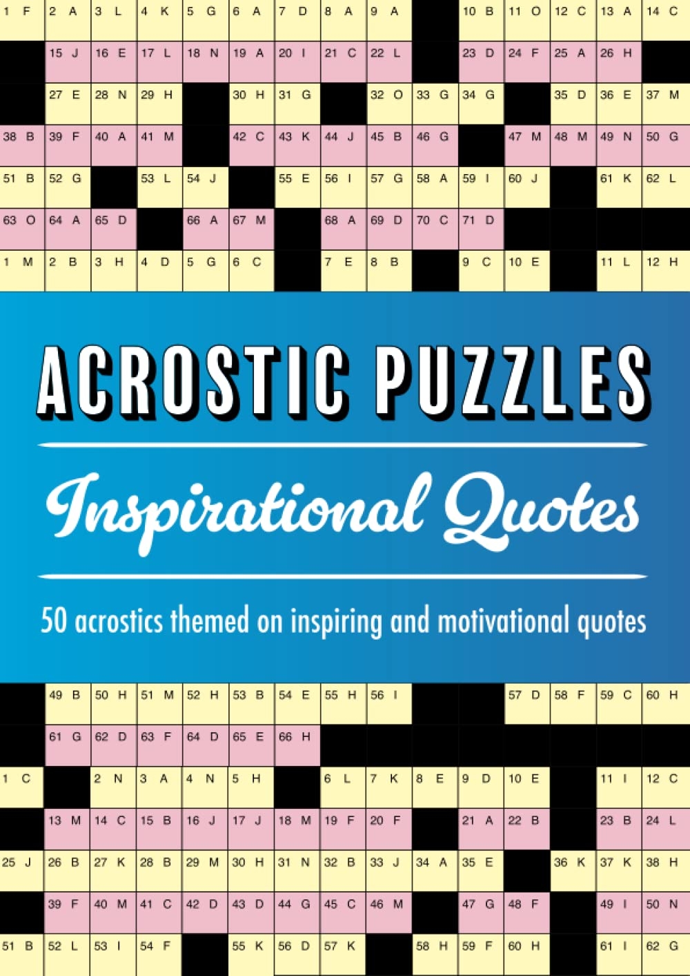 Acrostic Puzzles Inspirational Quotes 50 Acrostics Themed On 