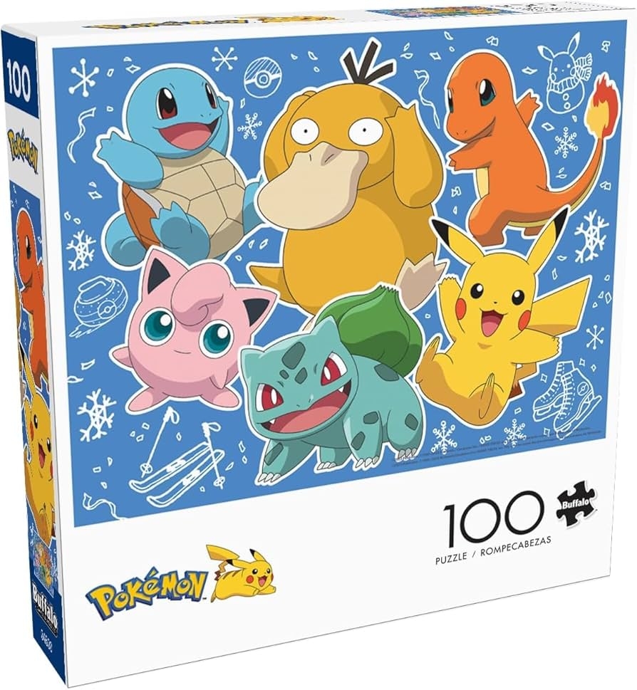 Amazon Buffalo Games Pok mon Kanto Holiday 100 Piece 