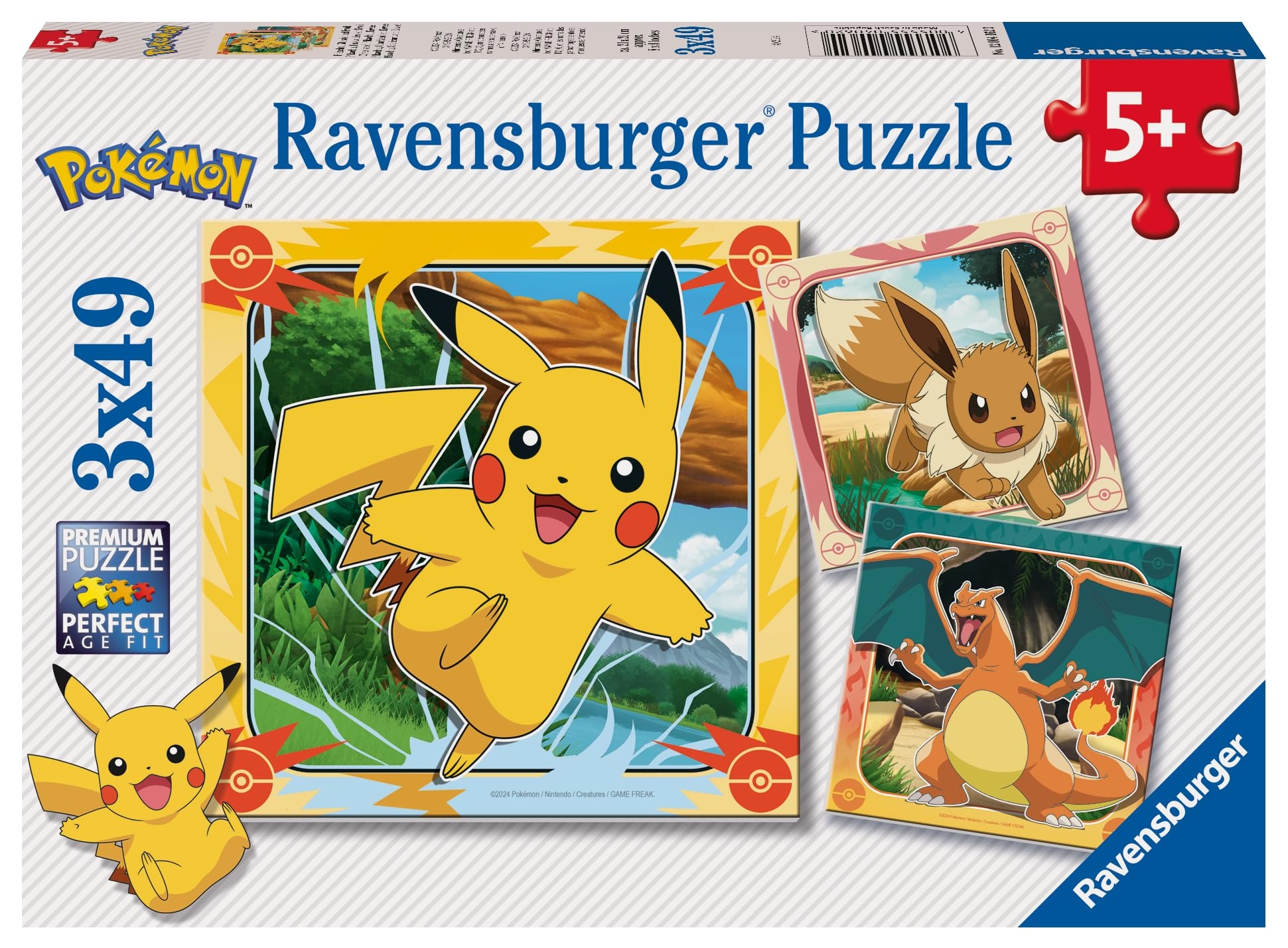 Amazon Ravensburger Pok mon Puzzles Pack Of 3 Puzzle 5 