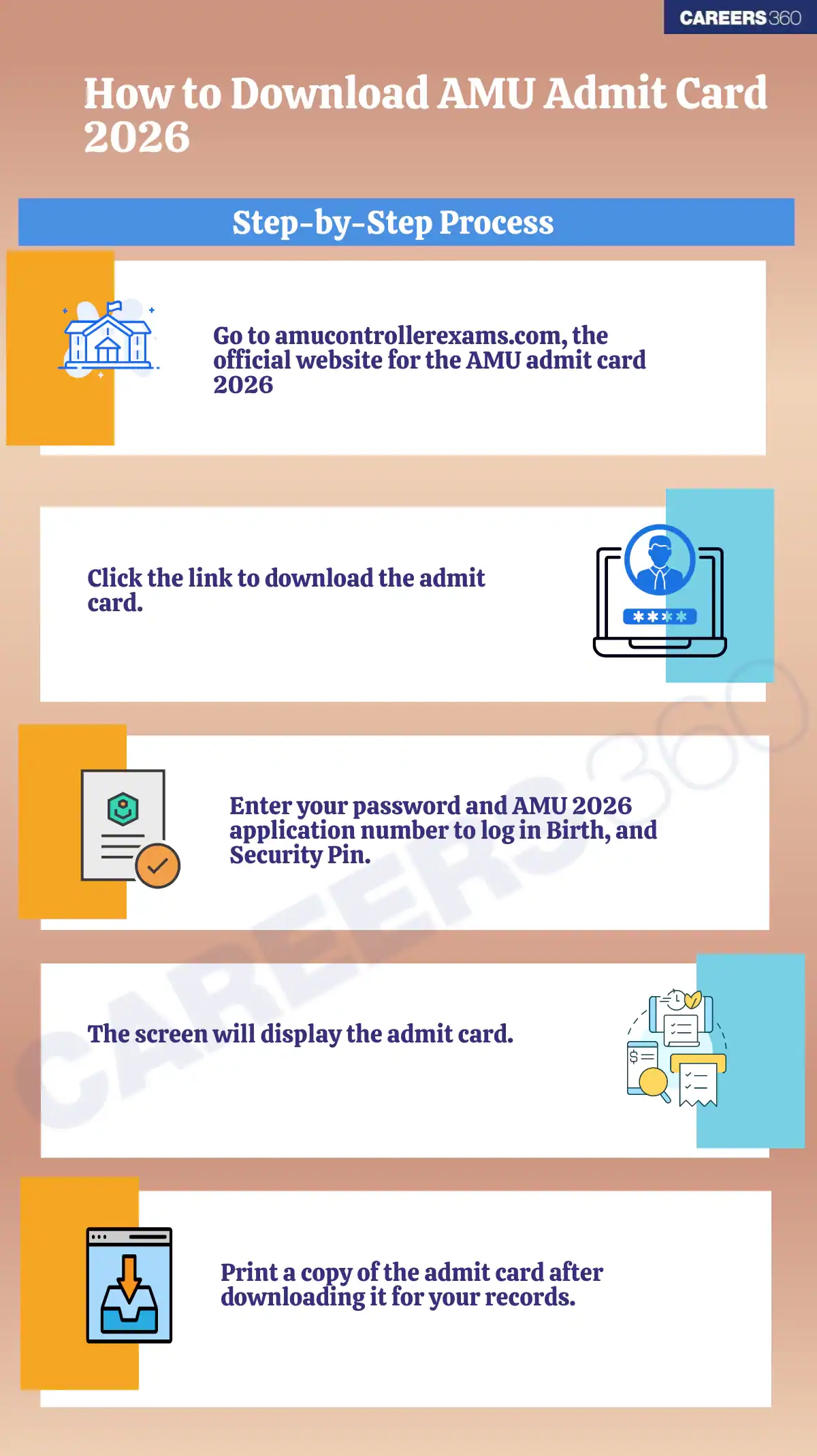 amu admit card 2026 direct link steps to download hall ticket