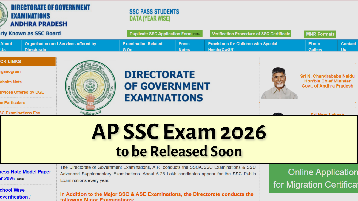 AP SSC Exam 2026 BSEAP To Release Class 10 Exam Dates Soon Check 