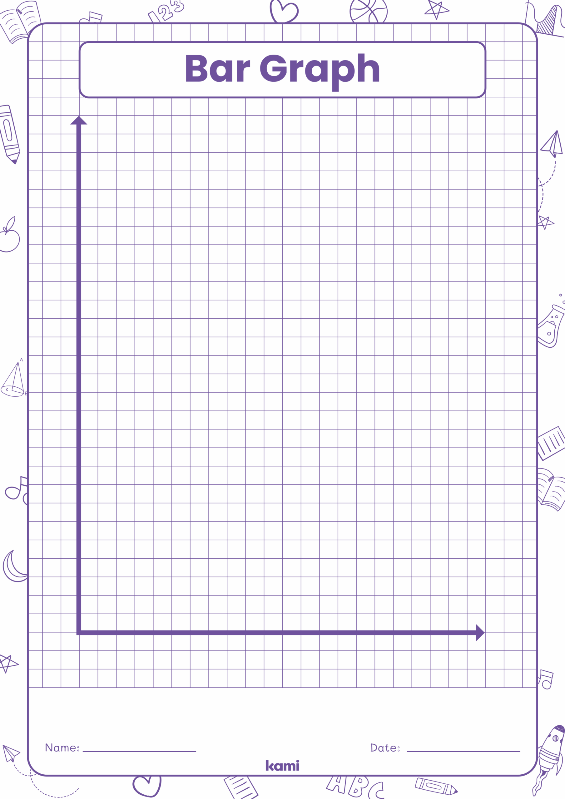 Bar Graph Portrait For Teachers Perfect For Grades 10th 11th 