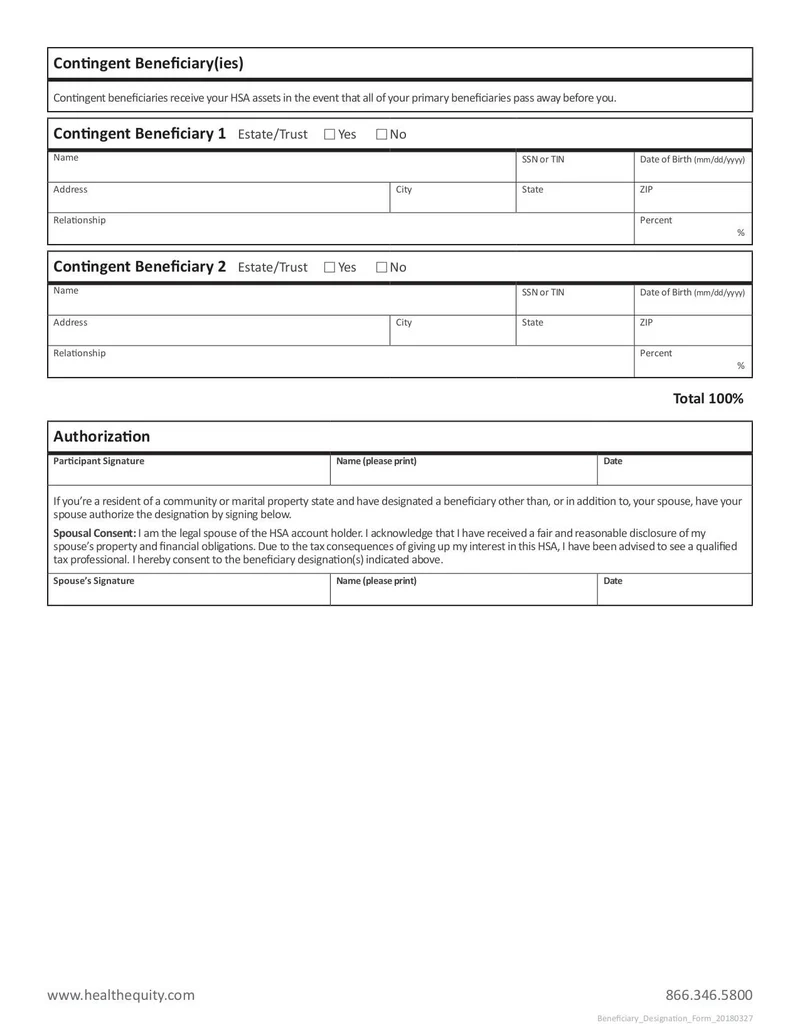 Beneficiary Designation Form Fill And Sign Online With Lumin