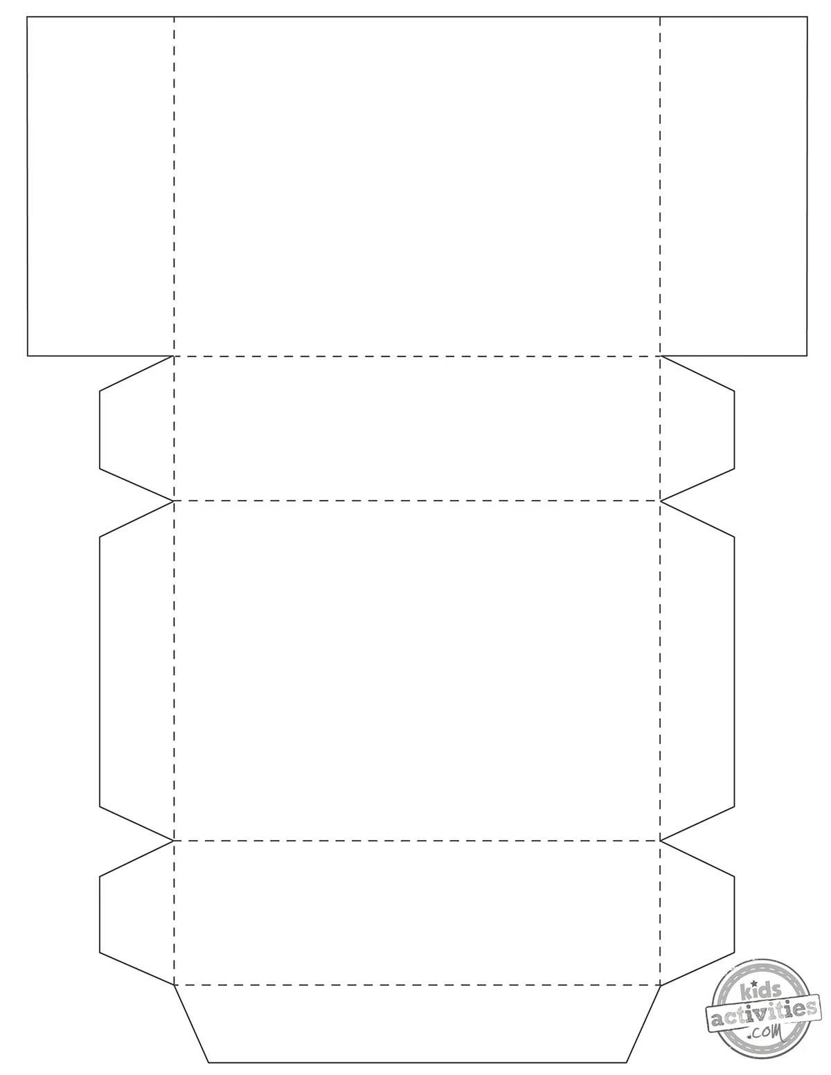 Rectangular Box Template Printable