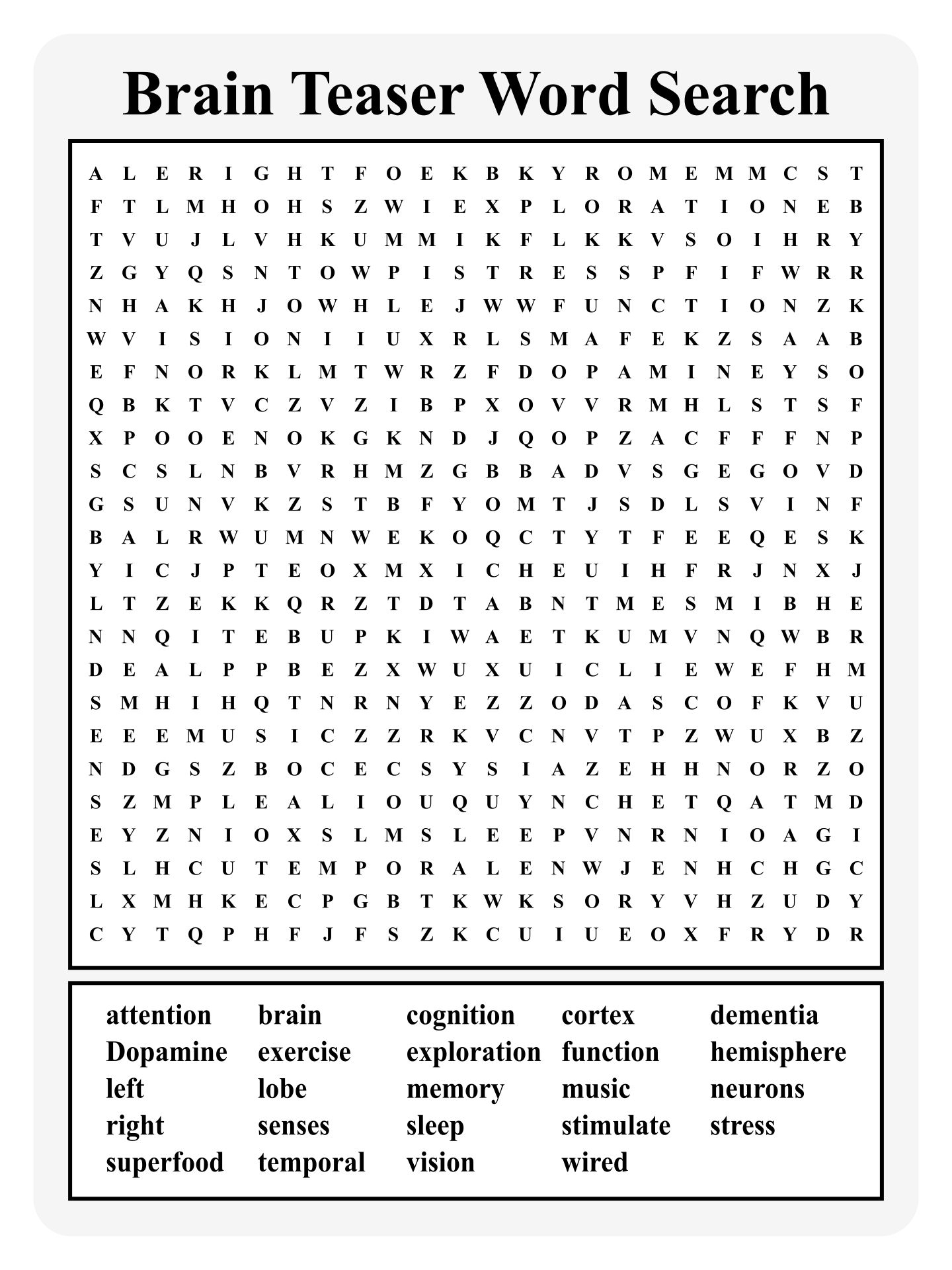 Adult Brain Teaser Puzzles Printable