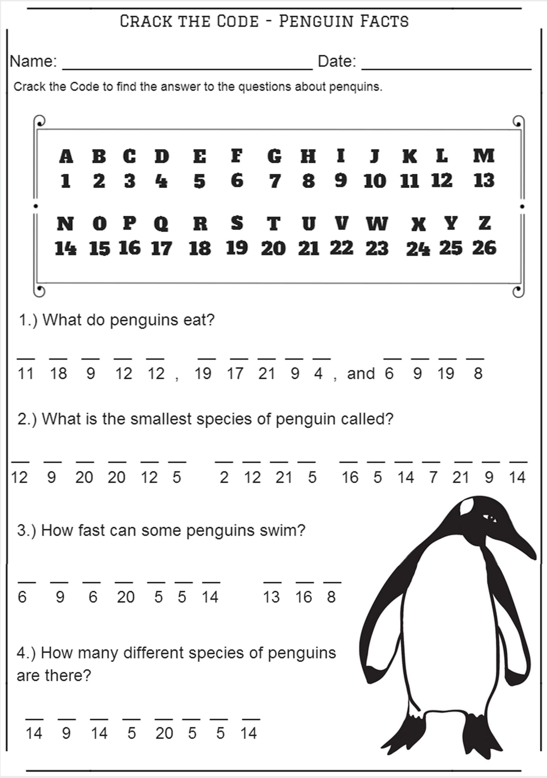 Break The Code Worksheet Fun And Engaging Activities For Problem 