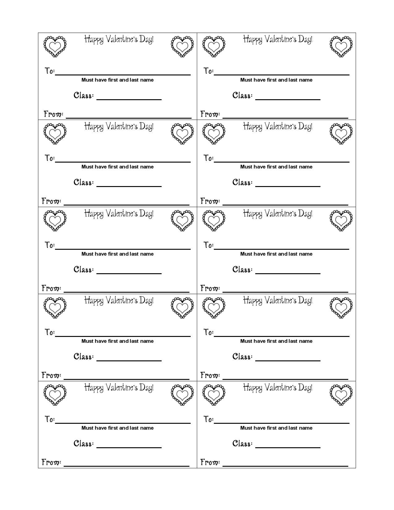 Free Printable Candy Gram Template