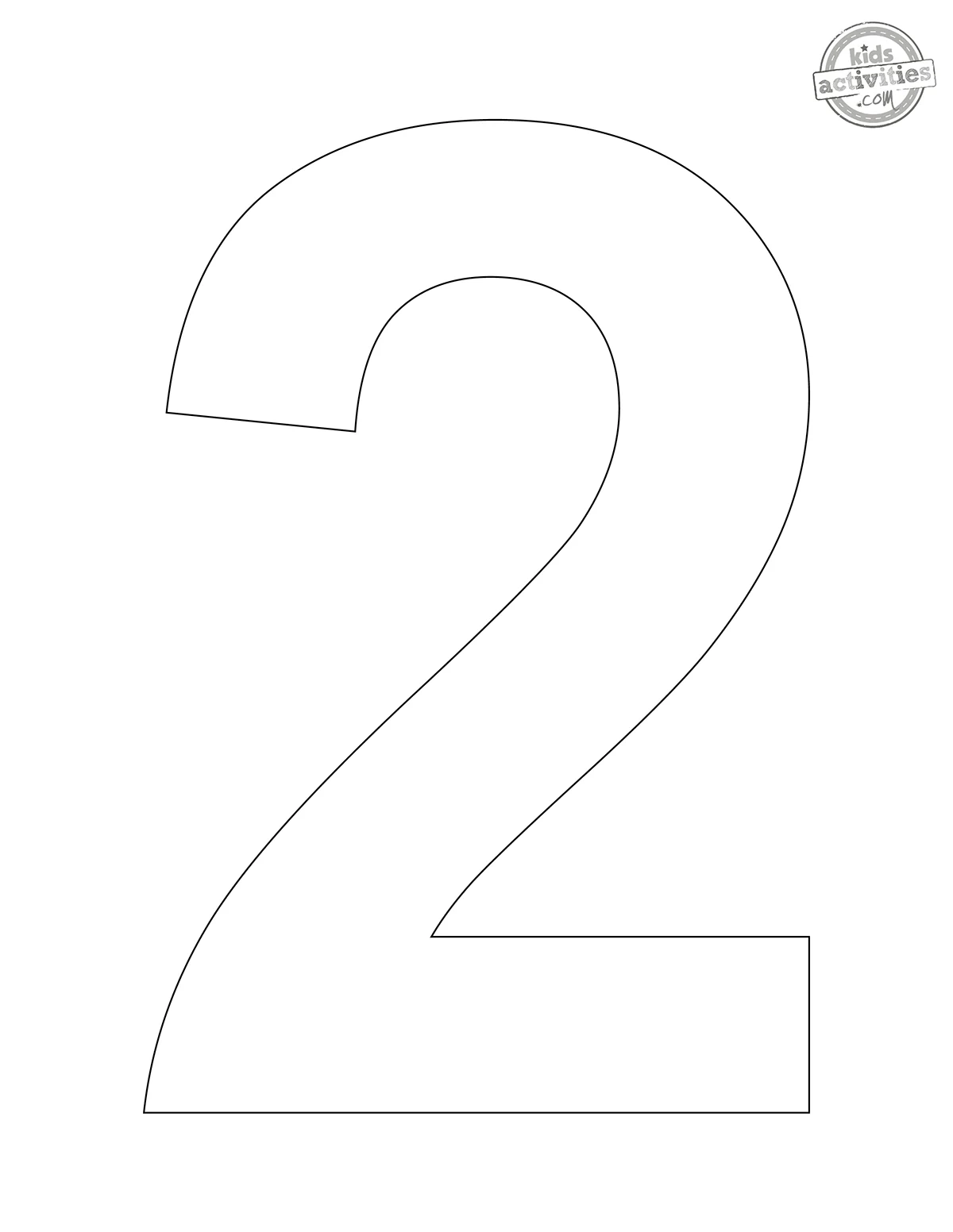 Cardboard Number Templates For Endless Crafts Kids Activities Blog