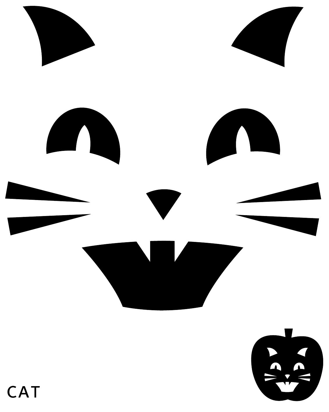 Cat Face Template Printable