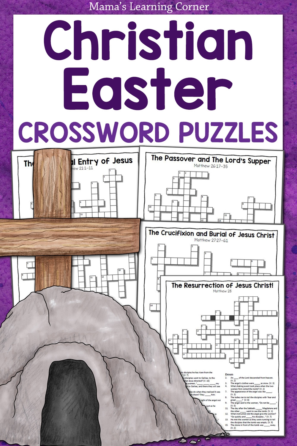 Easter Crossword Puzzles Printable Religious