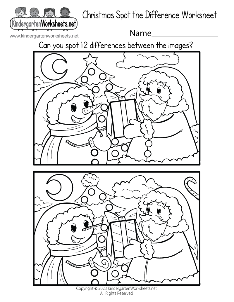 Christmas Worksheets Free Printable