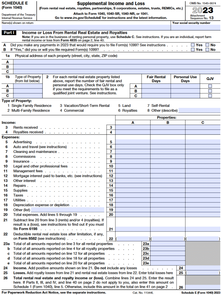 Irs Form Schedule C 2026 Mileage Deduction