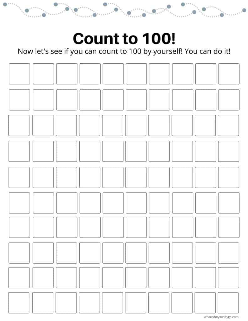 Counting To 100 Worksheets Fun And Educational Activities For Kids