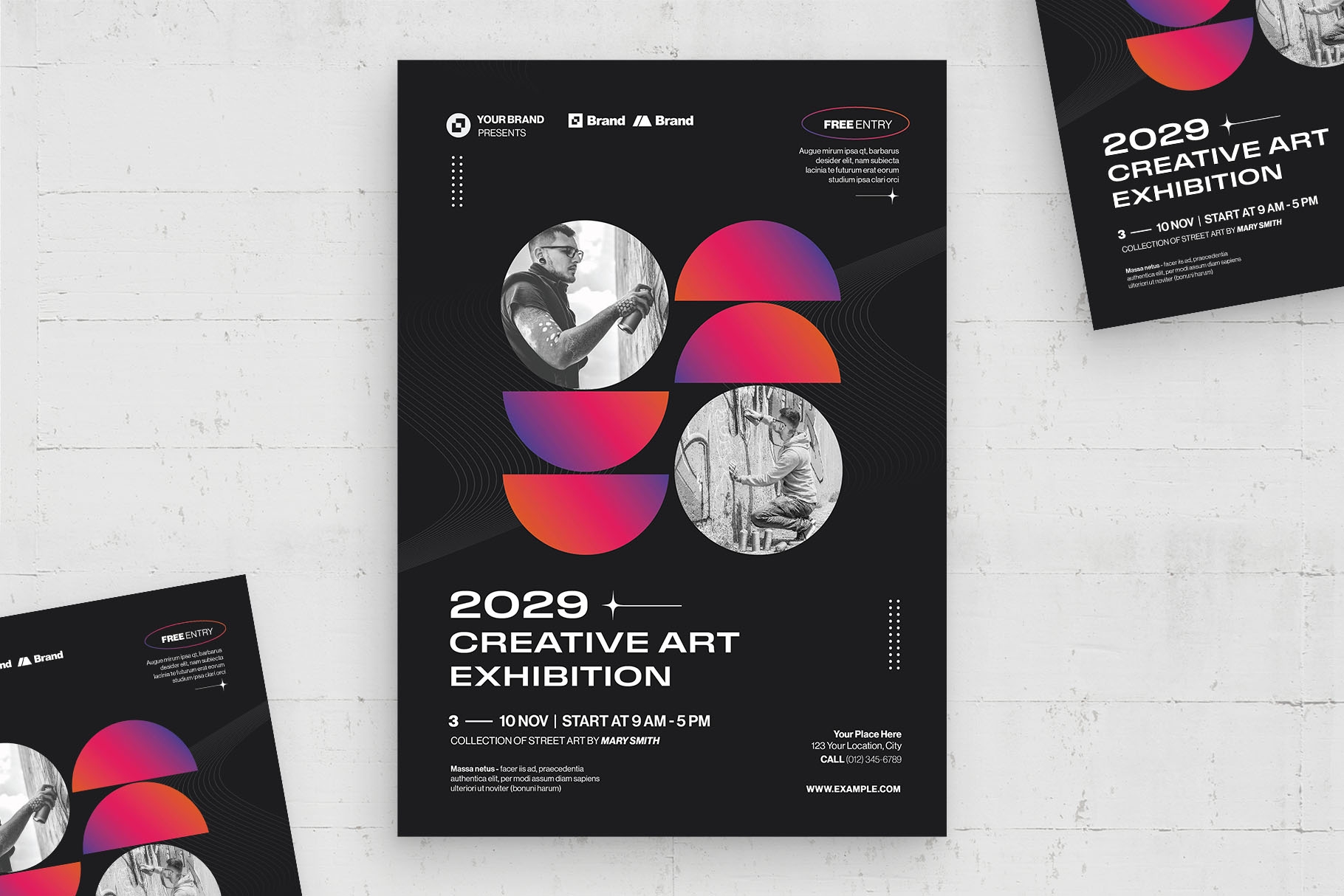 Creative Flyer Template AI EPS BrandPacks