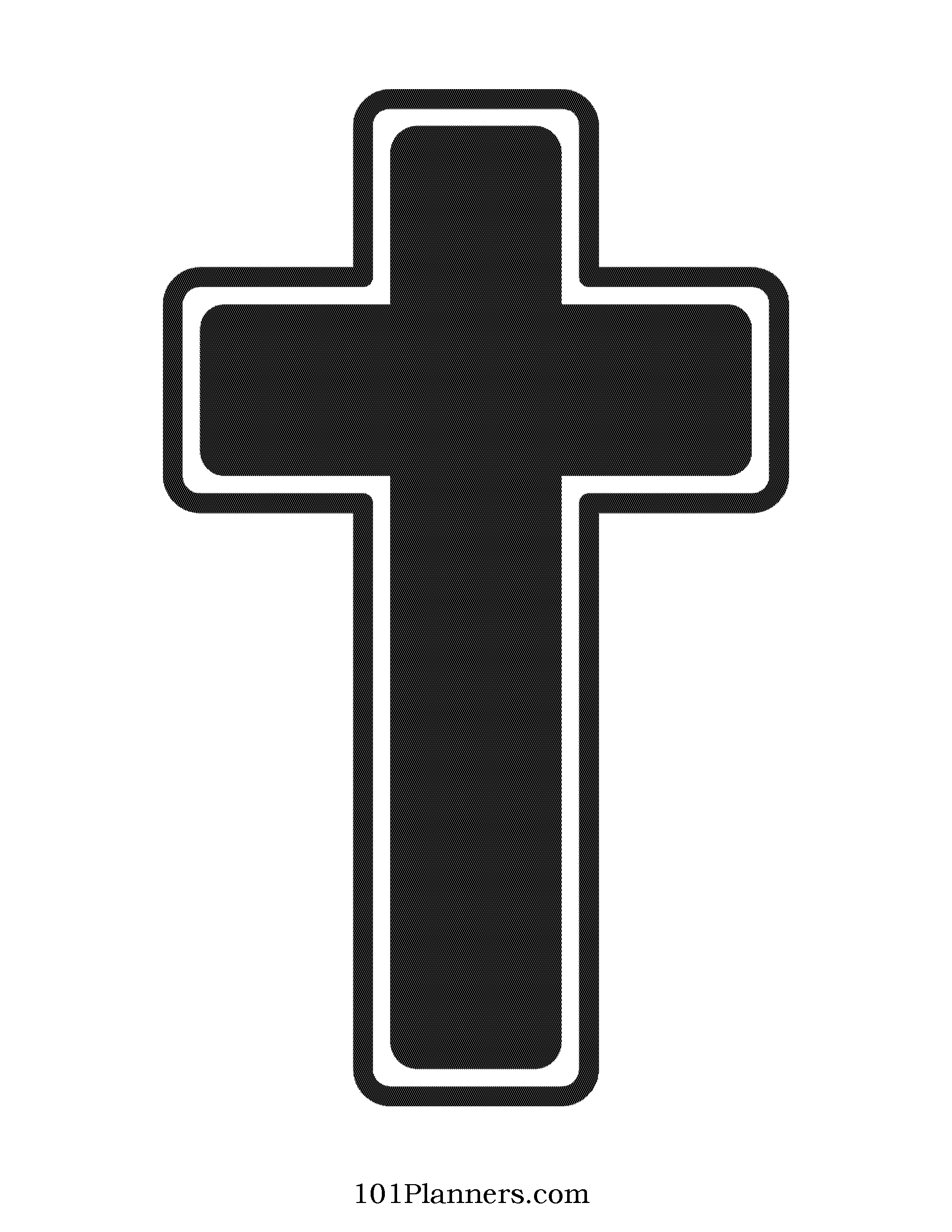 Cross Template Printable