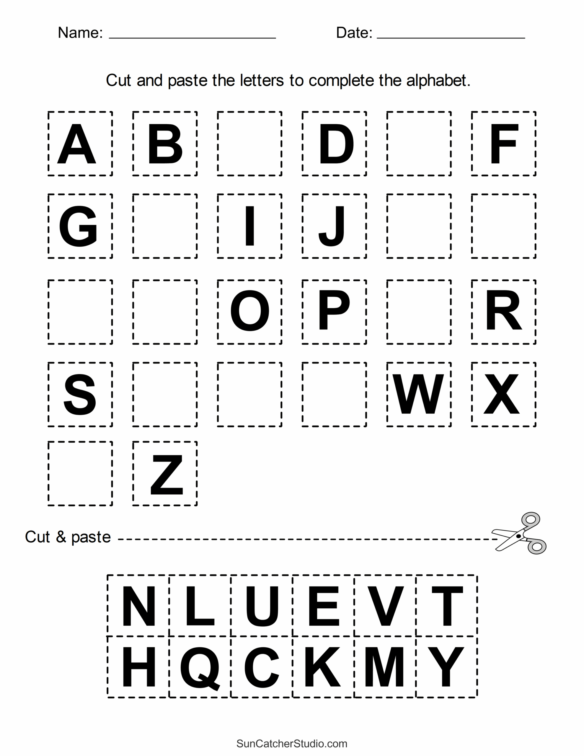 Free Printable Educational Worksheets