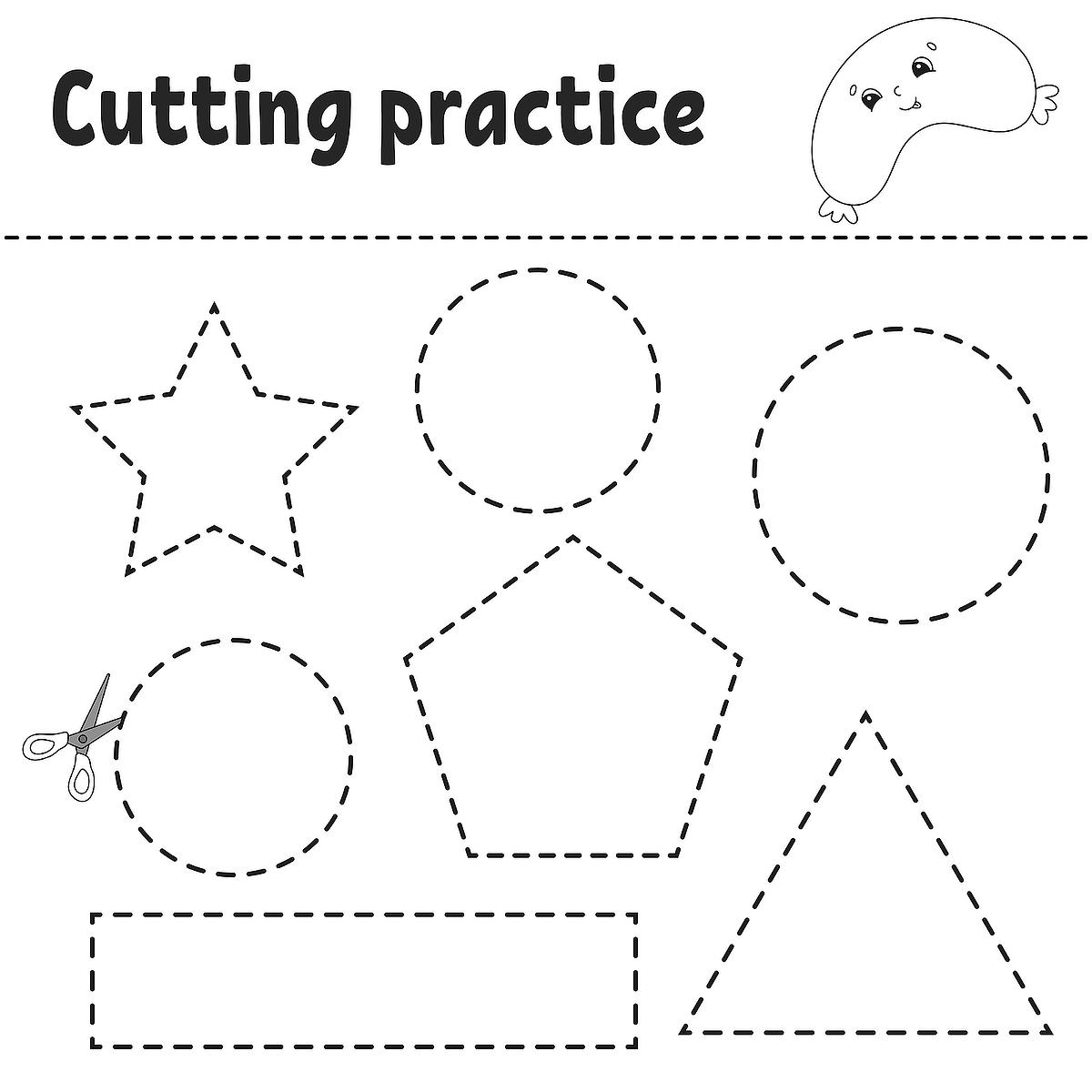Cutting Skills Activity Sheets