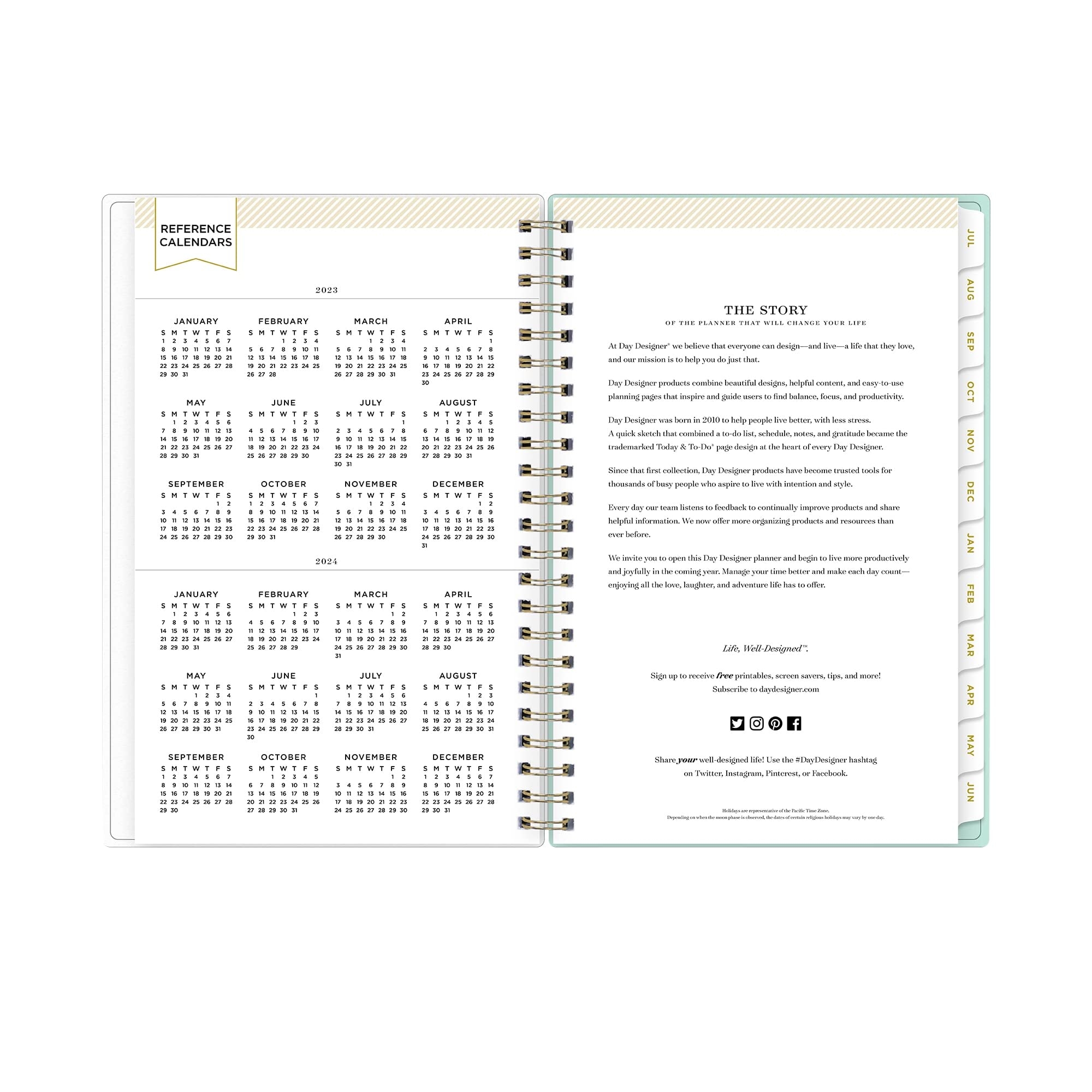 Day Designer For Blue Sky 2023 2024 Academic Year Planner Weekly 