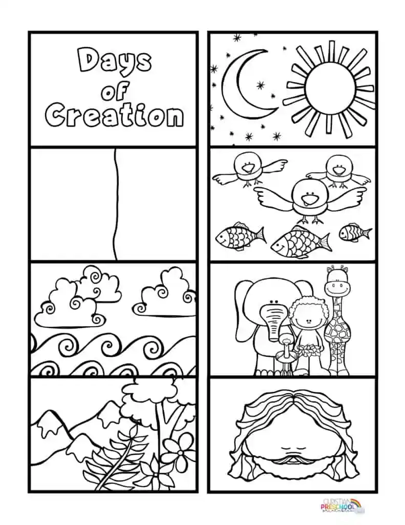 Creation Activity Sheets Free Printables