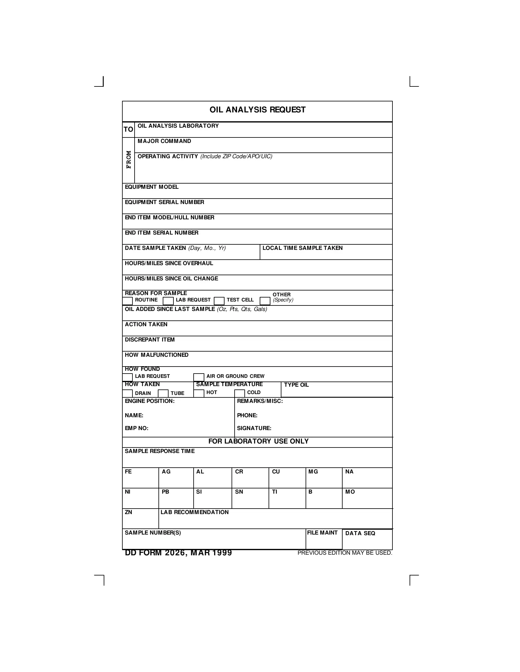 Dd Form 2026 Fill Out Printable PDF Forms Online
