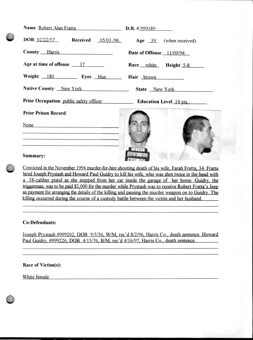 Death Row Information