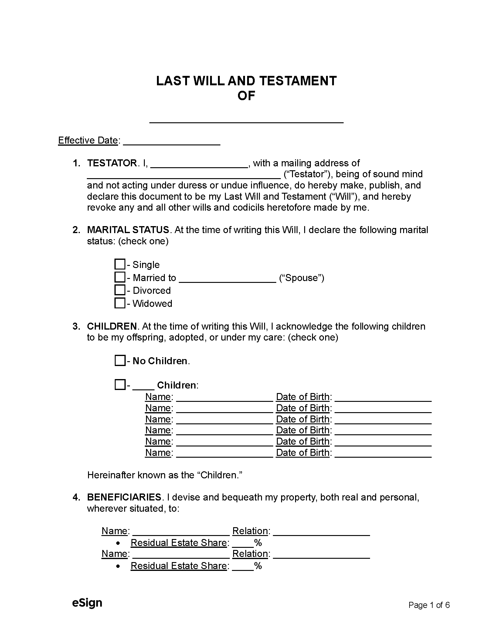 DIY Will Forms Zastic 2025 Last Will And Testament Kit DIY 