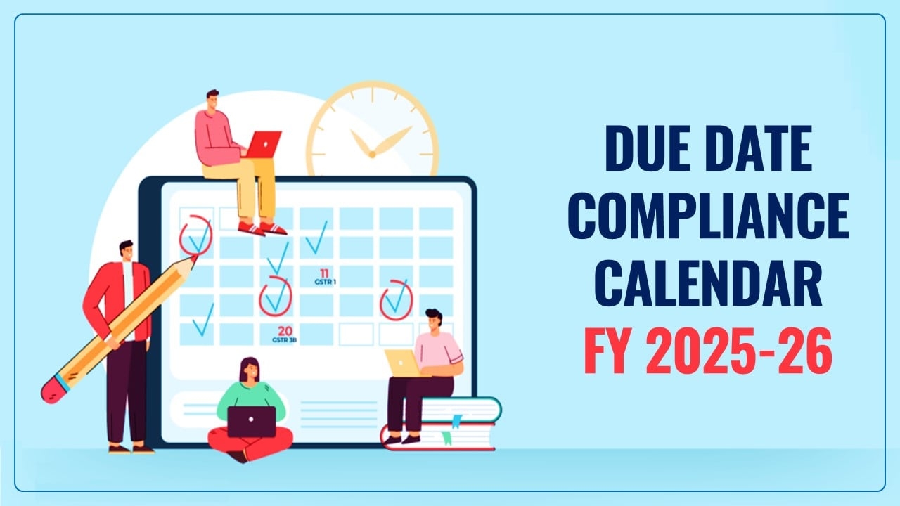 Due Date Compliance Calendar FY 2025 26 AY 2026 27 