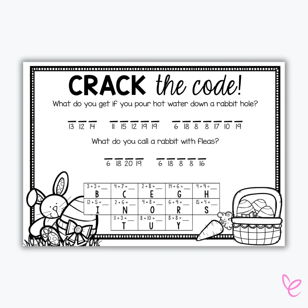 Crack The Code Printables